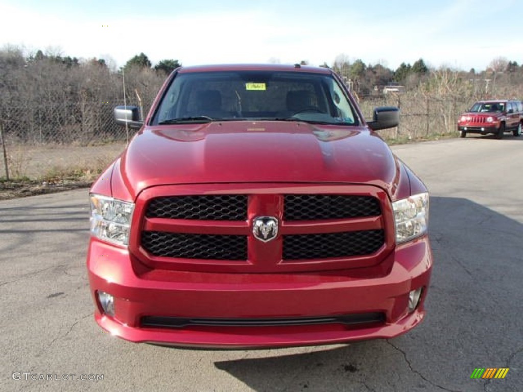 Deep Cherry Red Crystal Pearl 2014 Ram 1500 Express Regular Cab 4x4 Exterior Photo #88009016