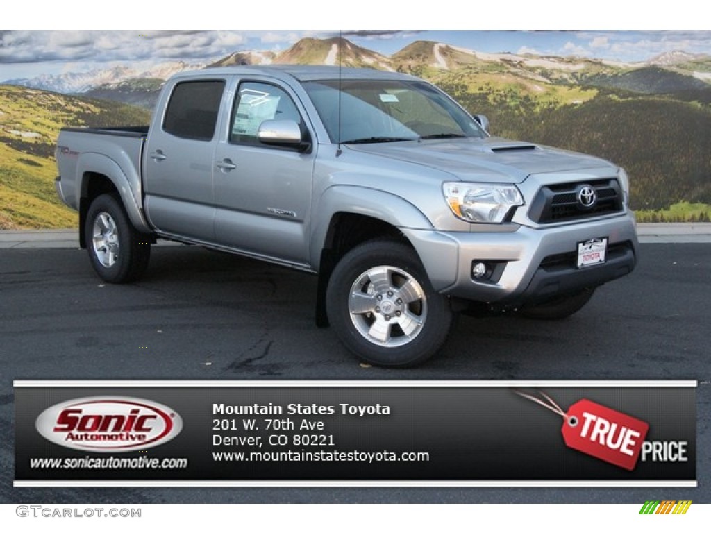 2014 Tacoma V6 TRD Sport Double Cab 4x4 - Silver Sky Metallic / Graphite photo #1