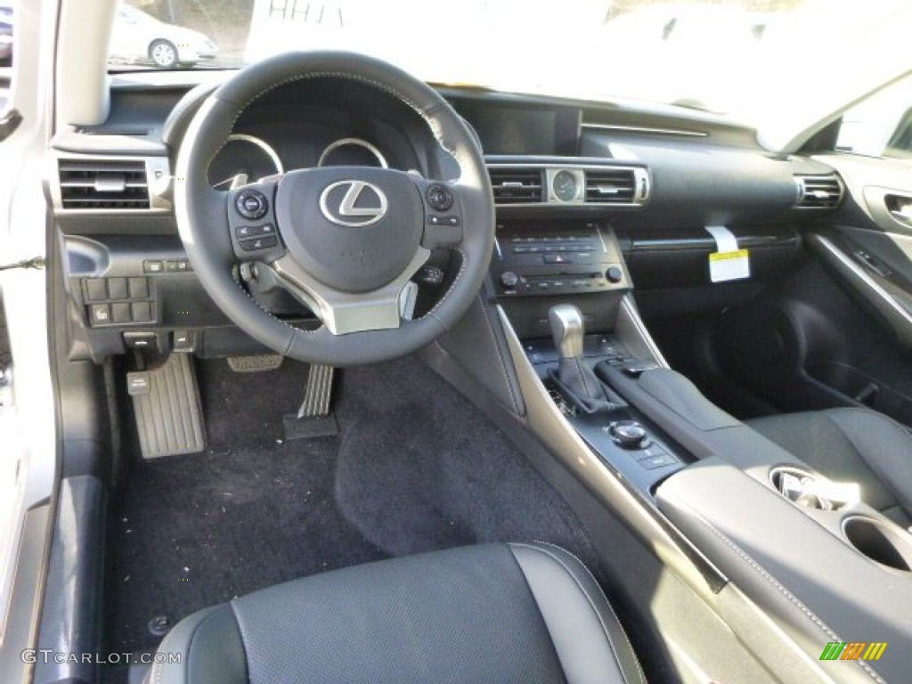 Black Interior 2014 Lexus IS 350 AWD Photo #88010087