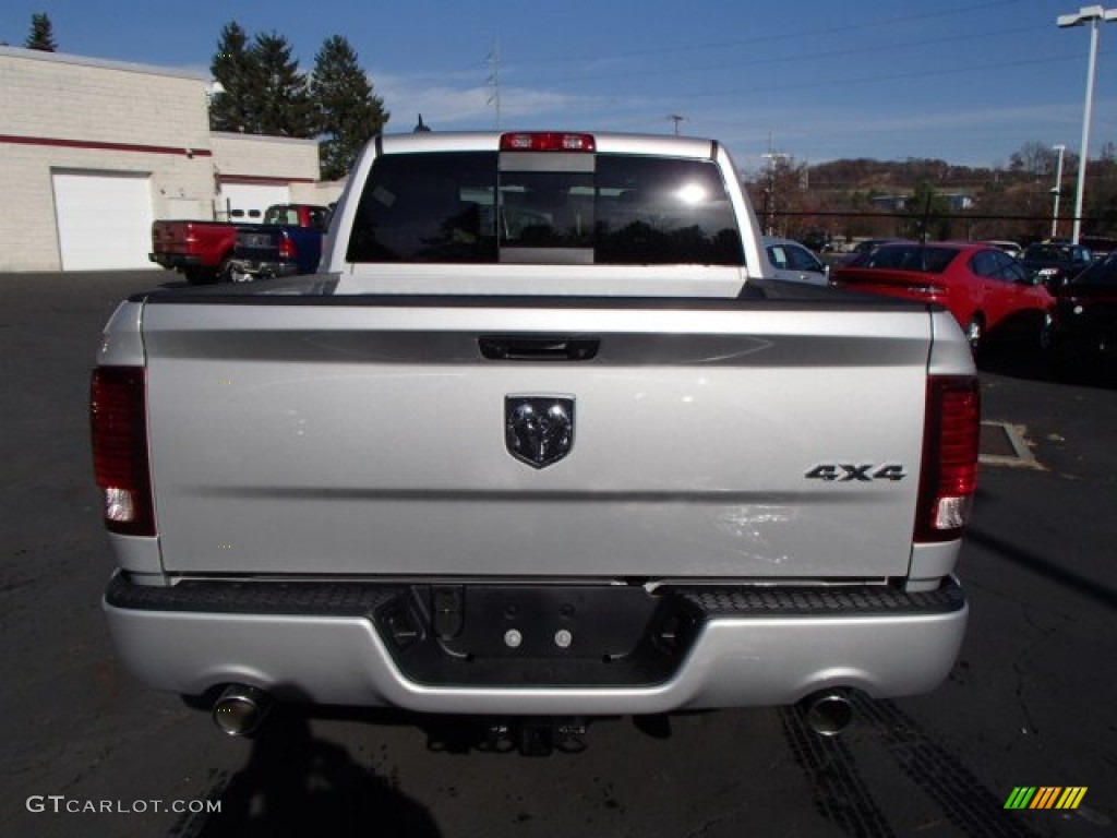 2014 1500 Sport Crew Cab 4x4 - Bright Silver Metallic / Black photo #7