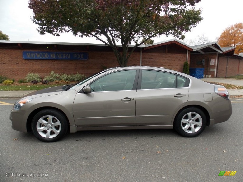 2008 Altima 2.5 SL - Pebble Beach Metallic / Blond photo #2