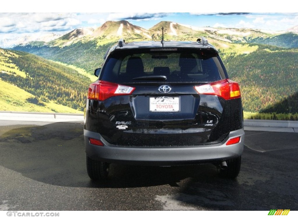 2013 RAV4 LE AWD - Black / Ash photo #4
