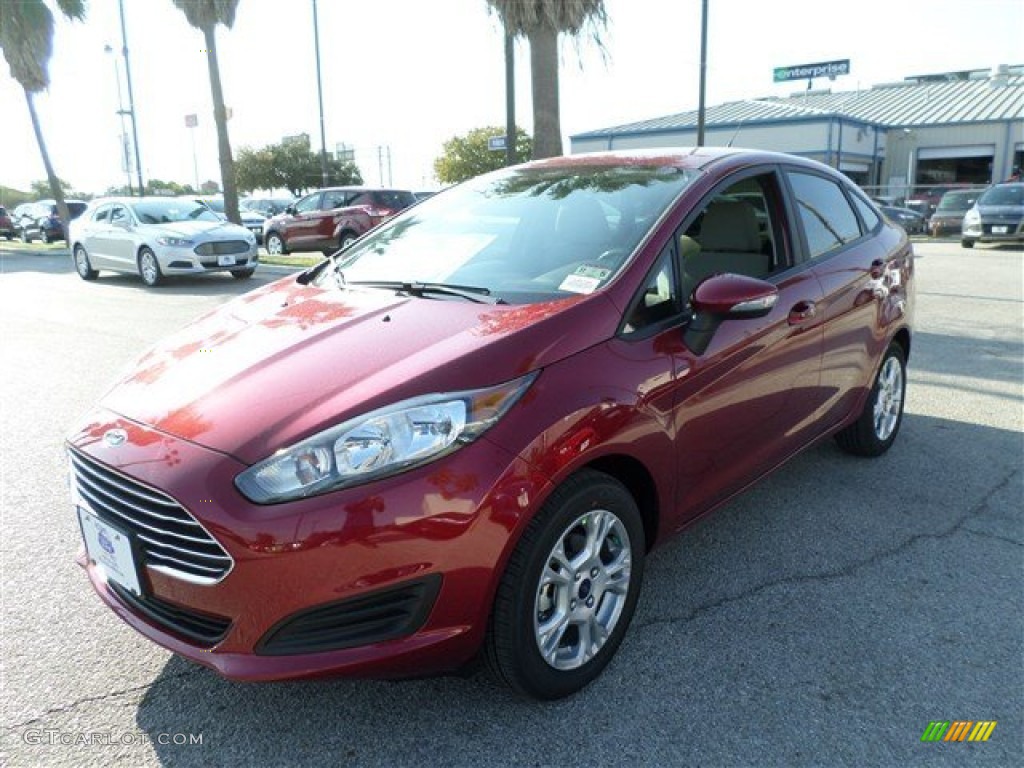 Ruby Red Ford Fiesta