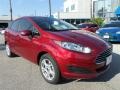 Ruby Red - Fiesta SE Sedan Photo No. 6
