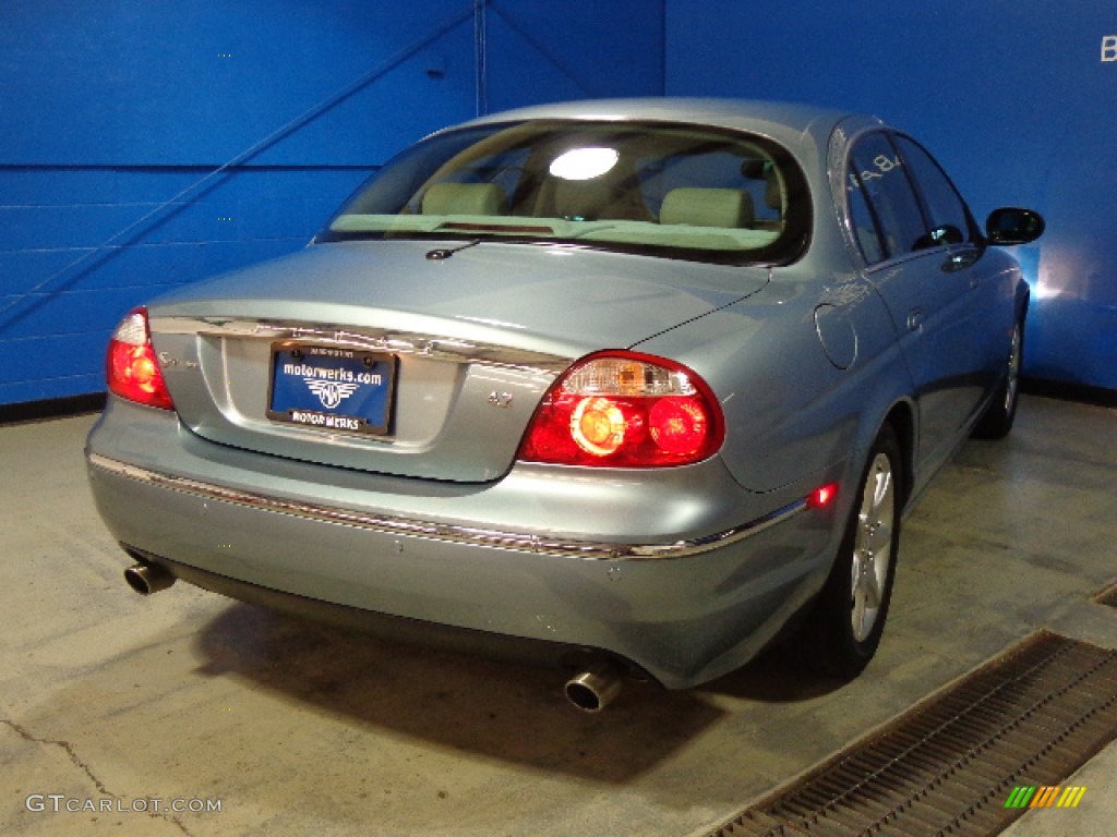 2005 S-Type 4.2 - Zircon Metallic / Dove photo #6