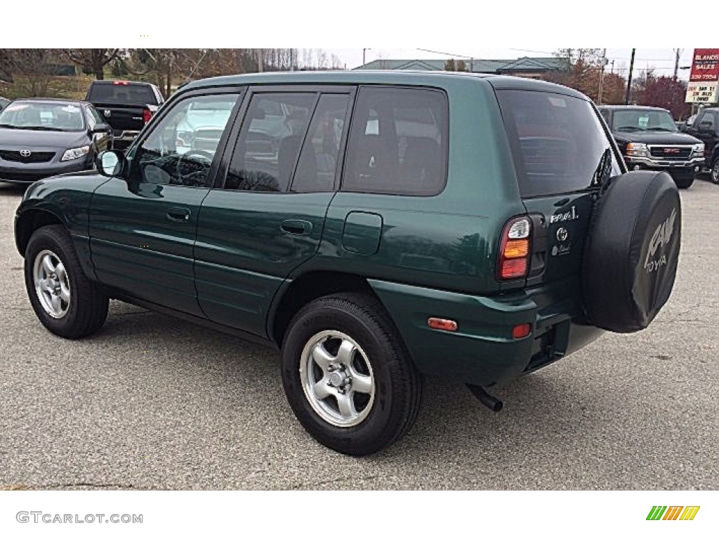 2000 RAV4 4WD - Deep Jewel Green / Gray photo #11