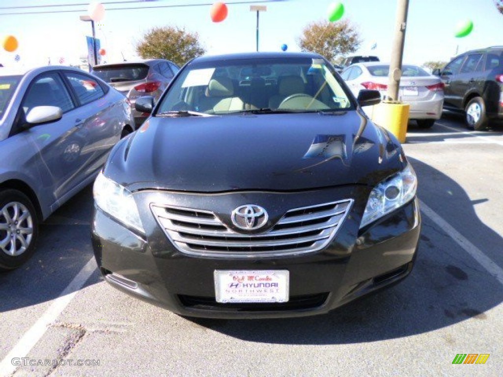 2008 Camry Hybrid - Black / Bisque photo #2