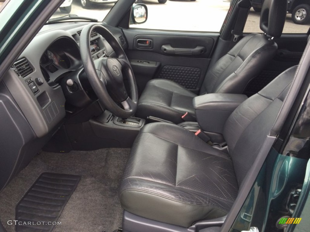 2000 RAV4 4WD - Deep Jewel Green / Gray photo #16