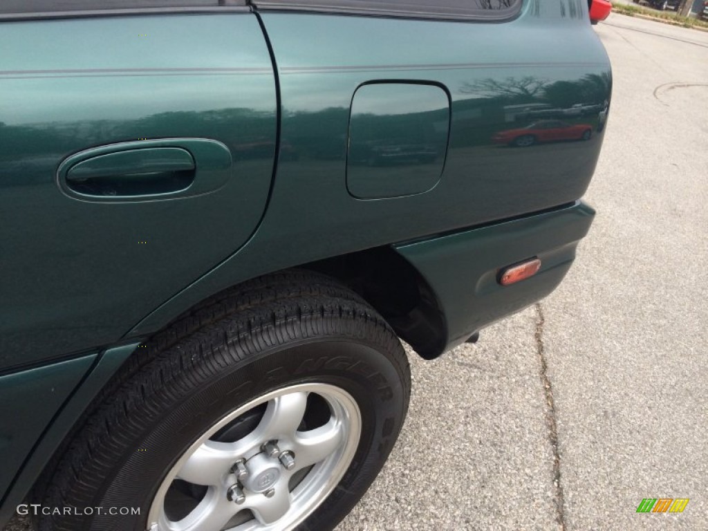 2000 RAV4 4WD - Deep Jewel Green / Gray photo #25