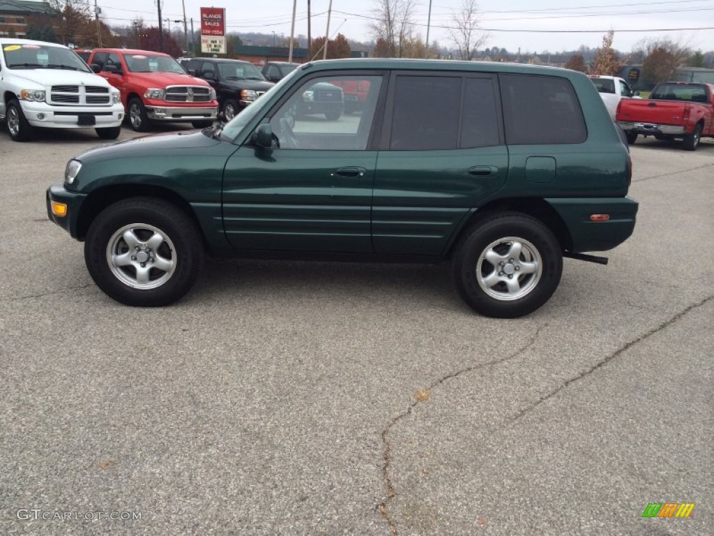 2000 RAV4 4WD - Deep Jewel Green / Gray photo #28