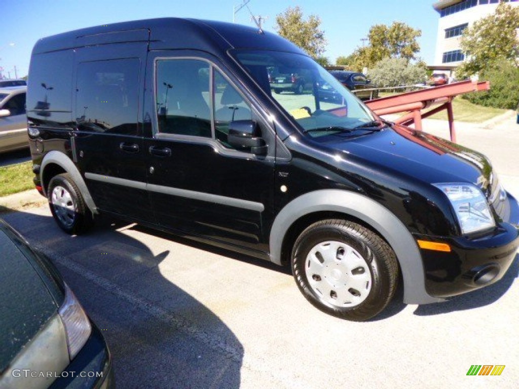 Panther Black Metallic 2013 Ford Transit Connect XLT Wagon Exterior Photo #88013123