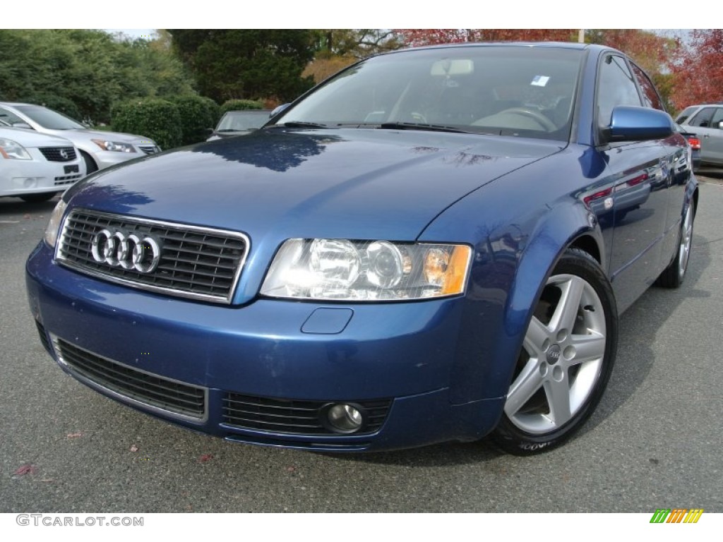 2005 A4 1.8T Sedan - Ocean Blue Pearl / Beige photo #1