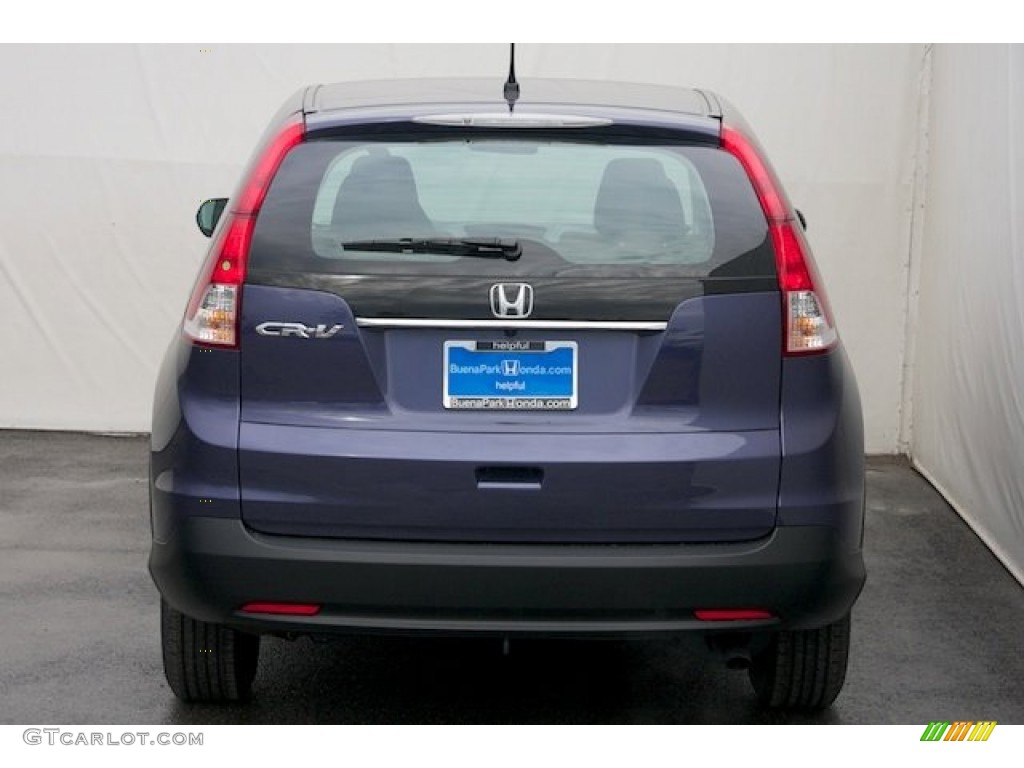 2014 CR-V LX - Twilight Blue Metallic / Gray photo #6