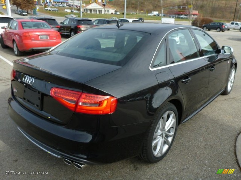 Phantom Black Pearl 2014 Audi S4 Premium plus 3.0 TFSI quattro Exterior Photo #88016775