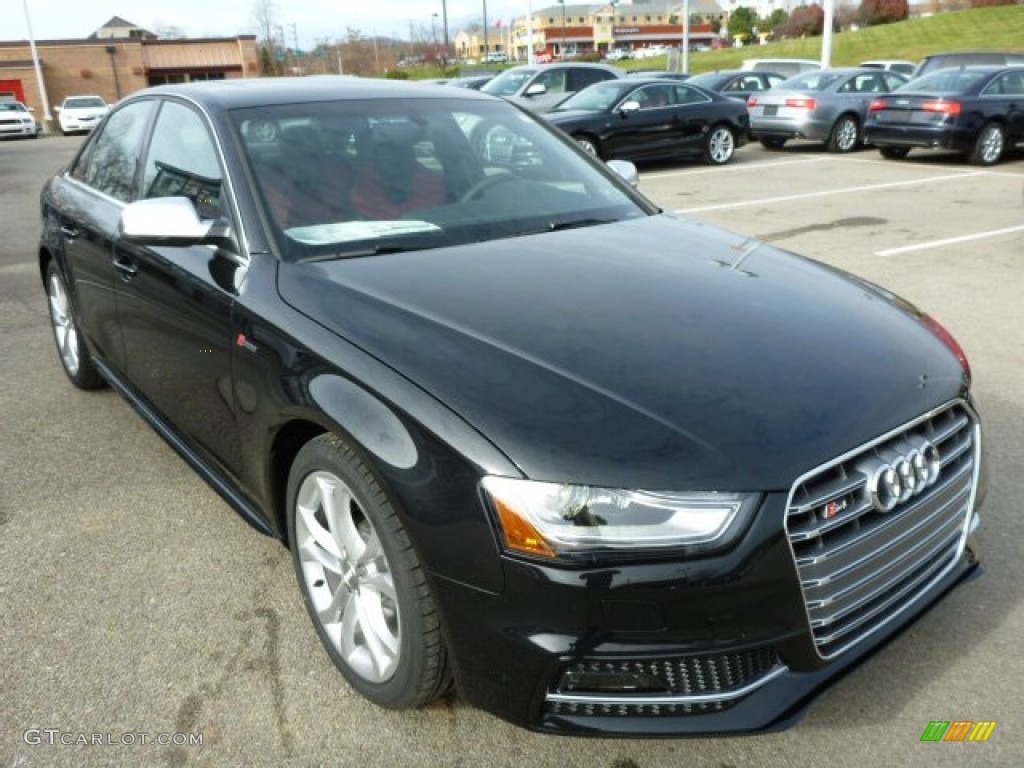Phantom Black Pearl 2014 Audi S4 Premium plus 3.0 TFSI quattro Exterior Photo #88016796