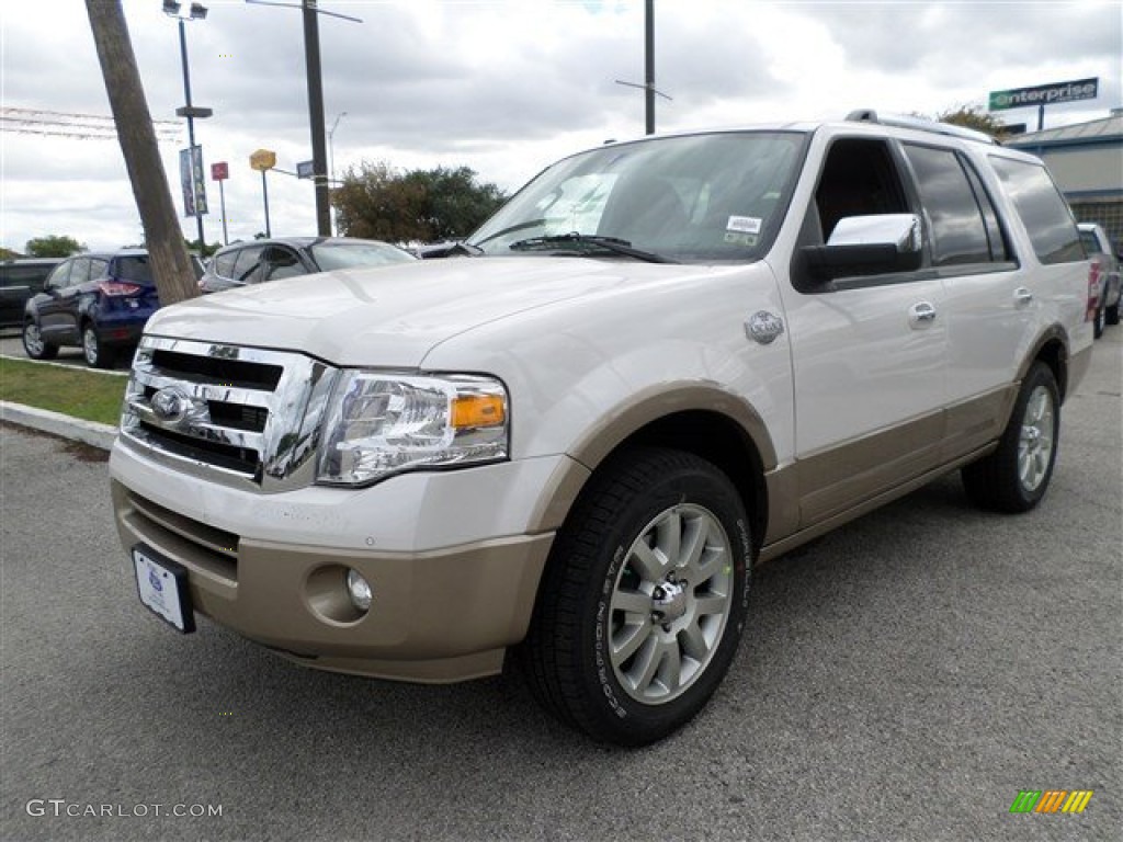 2014 Expedition King Ranch - White Platinum / King Ranch Red (Chaparral) photo #1