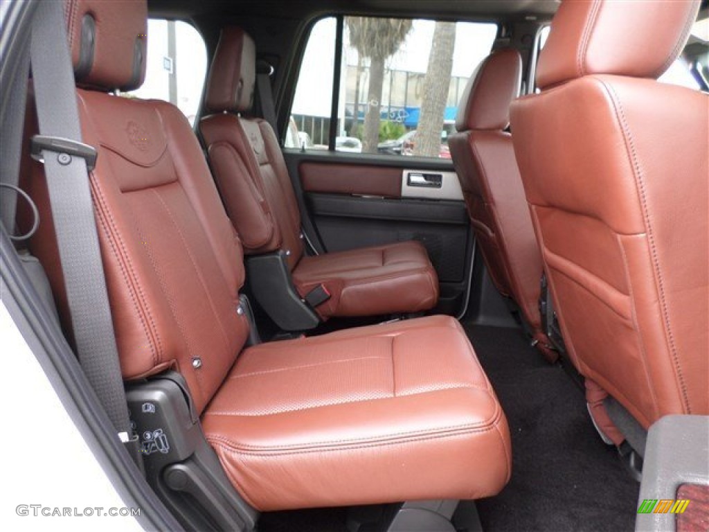 King Ranch Red (Chaparral) Interior 2014 Ford Expedition King Ranch Photo #88017959