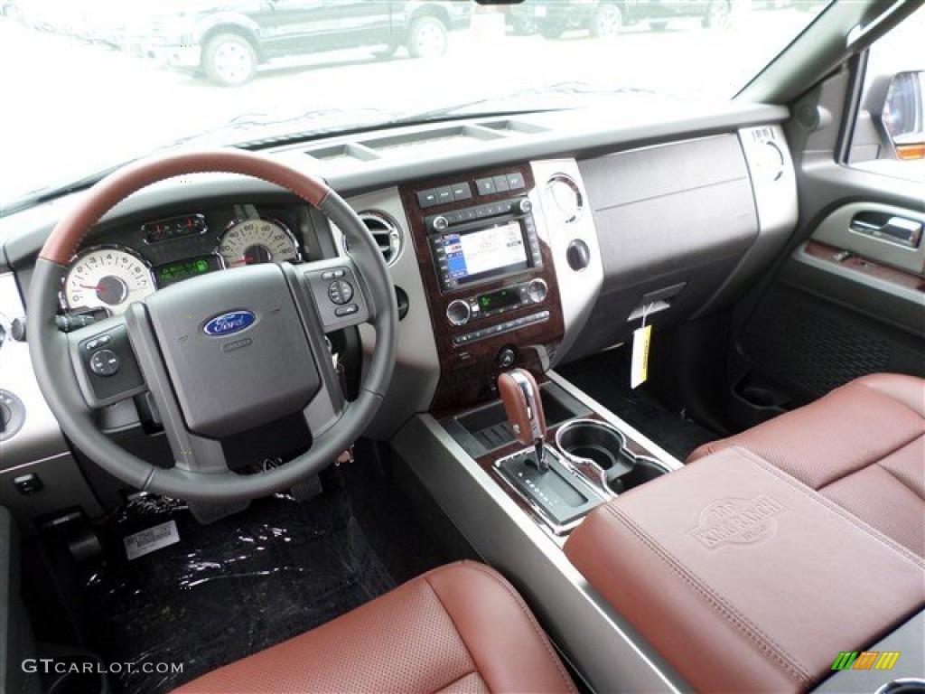 2014 Ford Expedition King Ranch King Ranch Red (Chaparral) Dashboard Photo #88018044