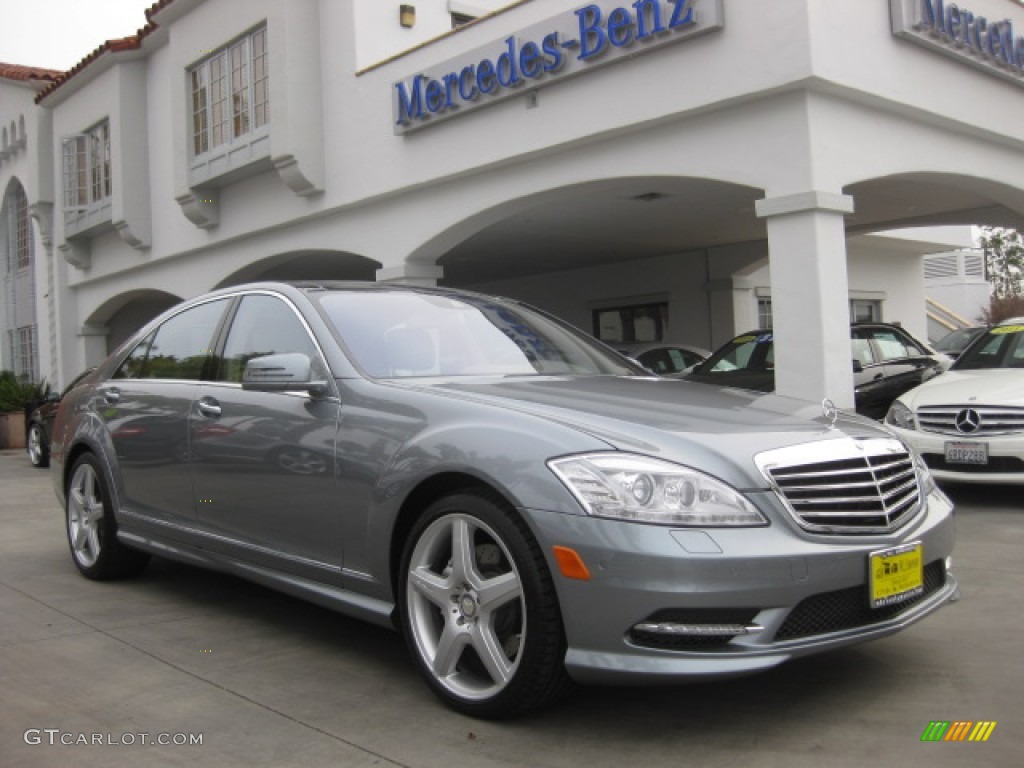 2013 S 550 Sedan - Palladium Silver Metallic / Ash/Grey photo #1