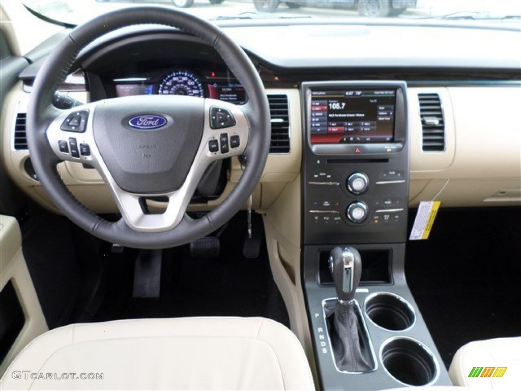 2014 Ford Flex SEL Dune Dashboard Photo #88018685