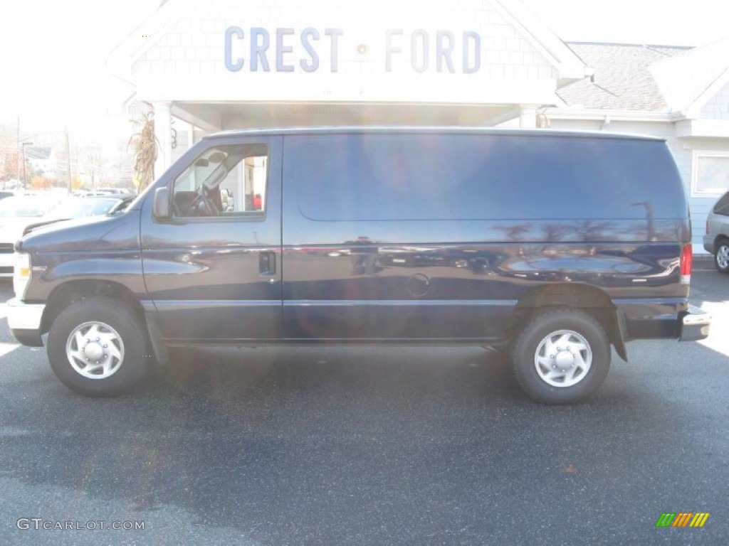 2011 E Series Van E250 Commercial - Dark Blue Pearl Metallic / Medium Flint photo #4