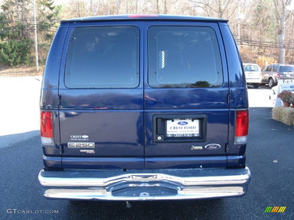 2011 E Series Van E250 Commercial - Dark Blue Pearl Metallic / Medium Flint photo #6