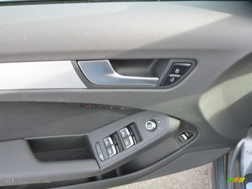 2014 A4 2.0T quattro Sedan - Monsoon Grey Metallic / Black photo #11