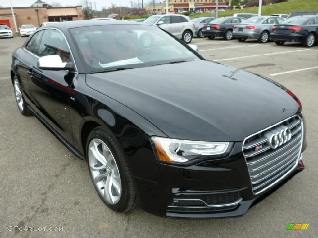 Brilliant Black 2014 Audi S5 3.0T Premium Plus quattro Coupe Exterior Photo #88020012