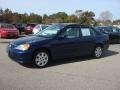 2003 Royal Blue Honda Civic EX Sedan  photo #2