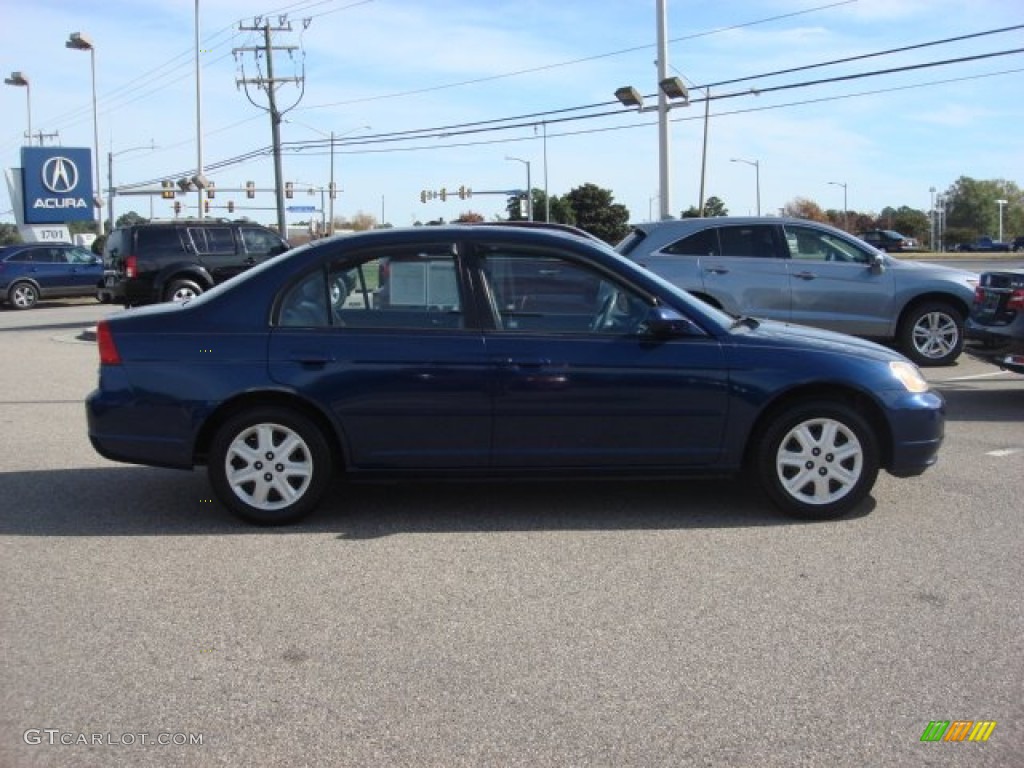2003 Civic EX Sedan - Royal Blue / Gray photo #7