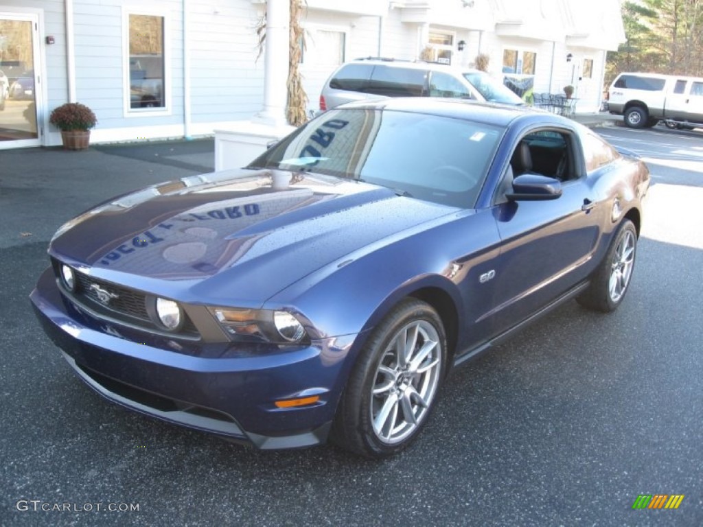 2011 Mustang GT Premium Coupe - Kona Blue Metallic / Charcoal Black photo #3