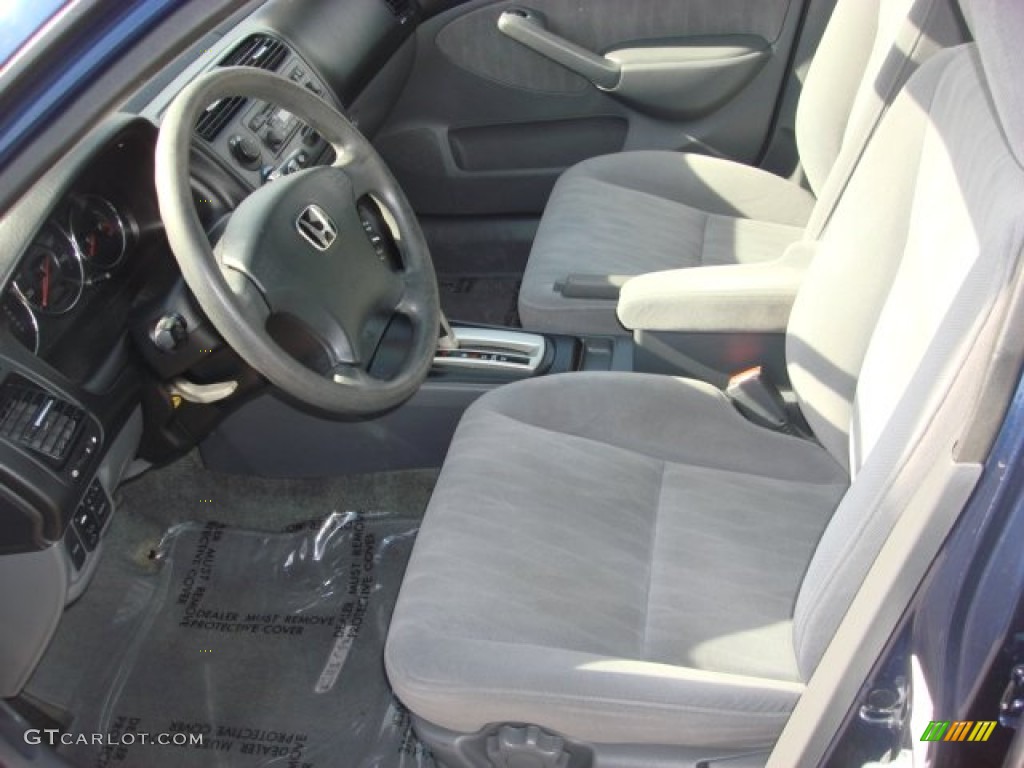 2003 Civic EX Sedan - Royal Blue / Gray photo #11
