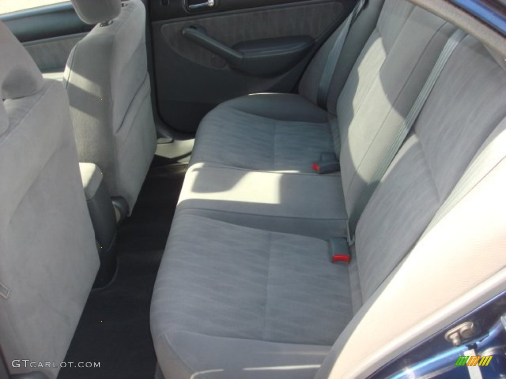 2003 Civic EX Sedan - Royal Blue / Gray photo #12