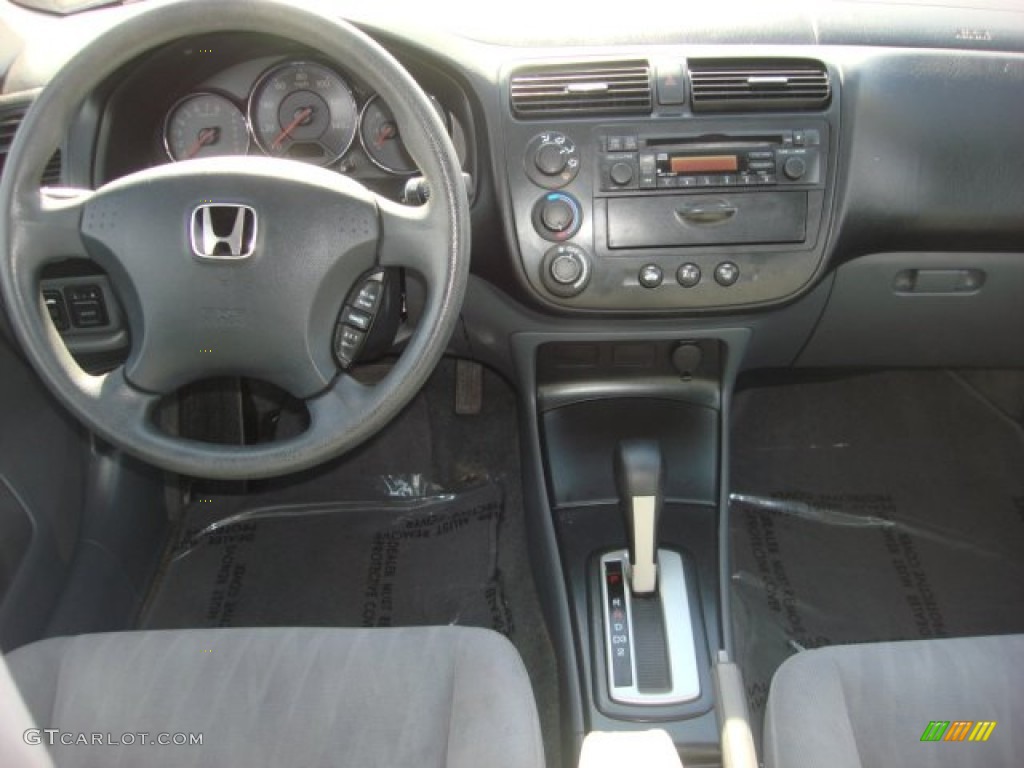 2003 Civic EX Sedan - Royal Blue / Gray photo #15