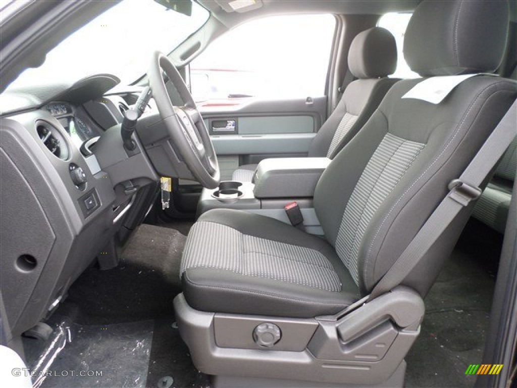 Black Interior 2014 Ford F150 STX SuperCrew Photo #88020522