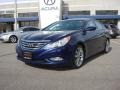 2011 Indigo Blue Pearl Hyundai Sonata SE  photo #1