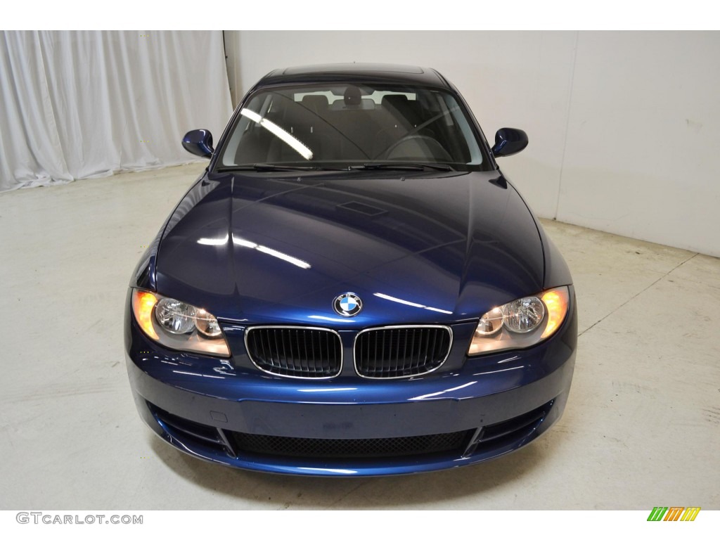 2011 1 Series 128i Coupe - Deep Sea Blue Metallic / Black photo #4