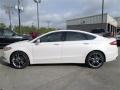 2014 White Platinum Ford Fusion Titanium  photo #2