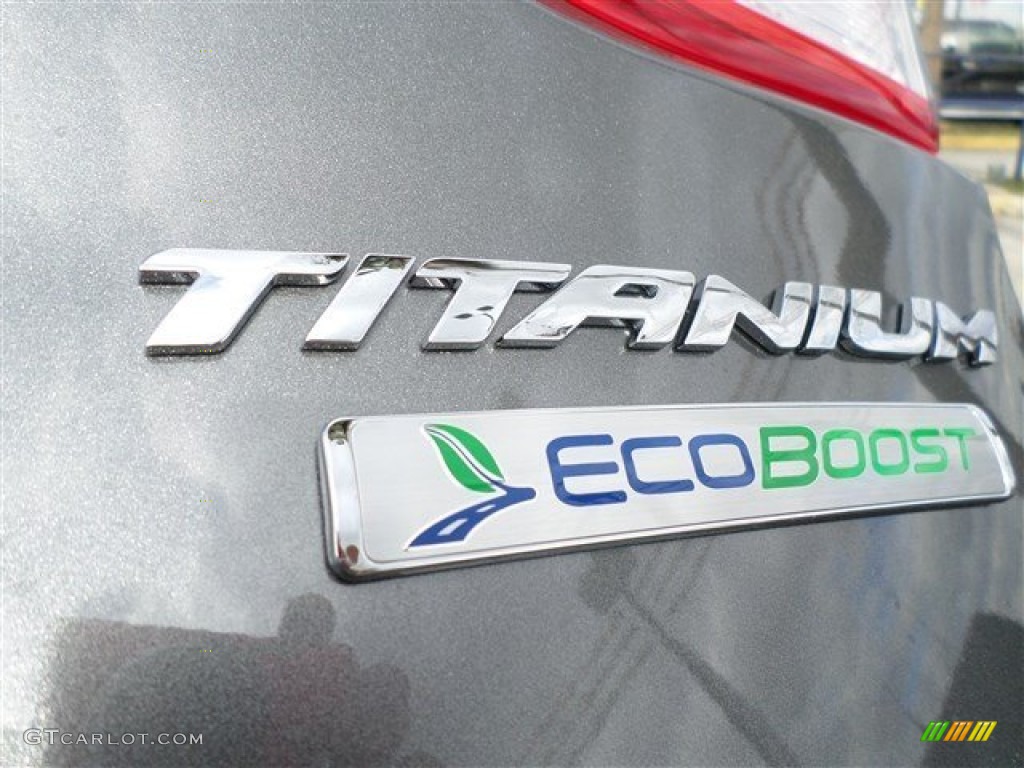 2014 Escape Titanium 1.6L EcoBoost - Sterling Gray / Charcoal Black photo #13