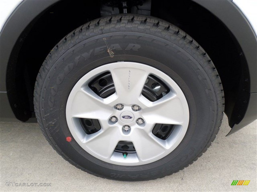 2014 Explorer FWD - Oxford White / Medium Light Stone photo #8
