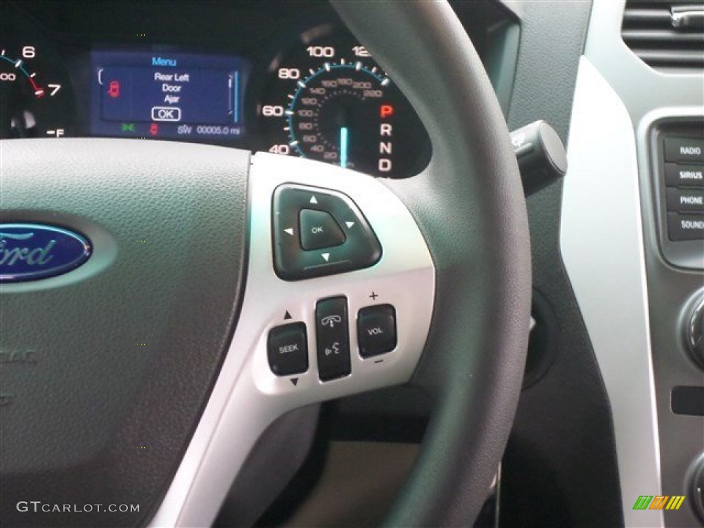 2014 Explorer FWD - Oxford White / Medium Light Stone photo #19