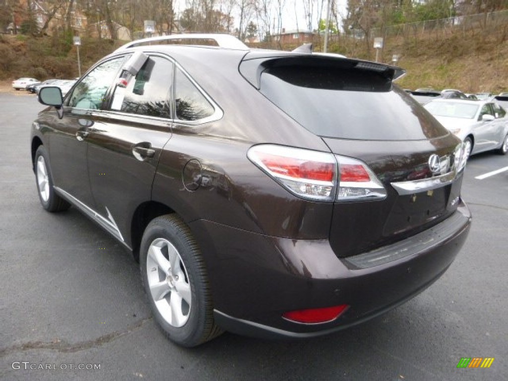 2014 RX 350 AWD - Fire Agate Pearl / Saddle Tan photo #2