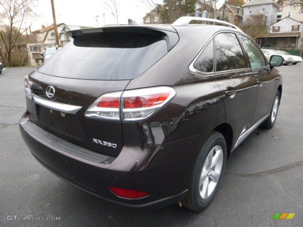 2014 RX 350 AWD - Fire Agate Pearl / Saddle Tan photo #4