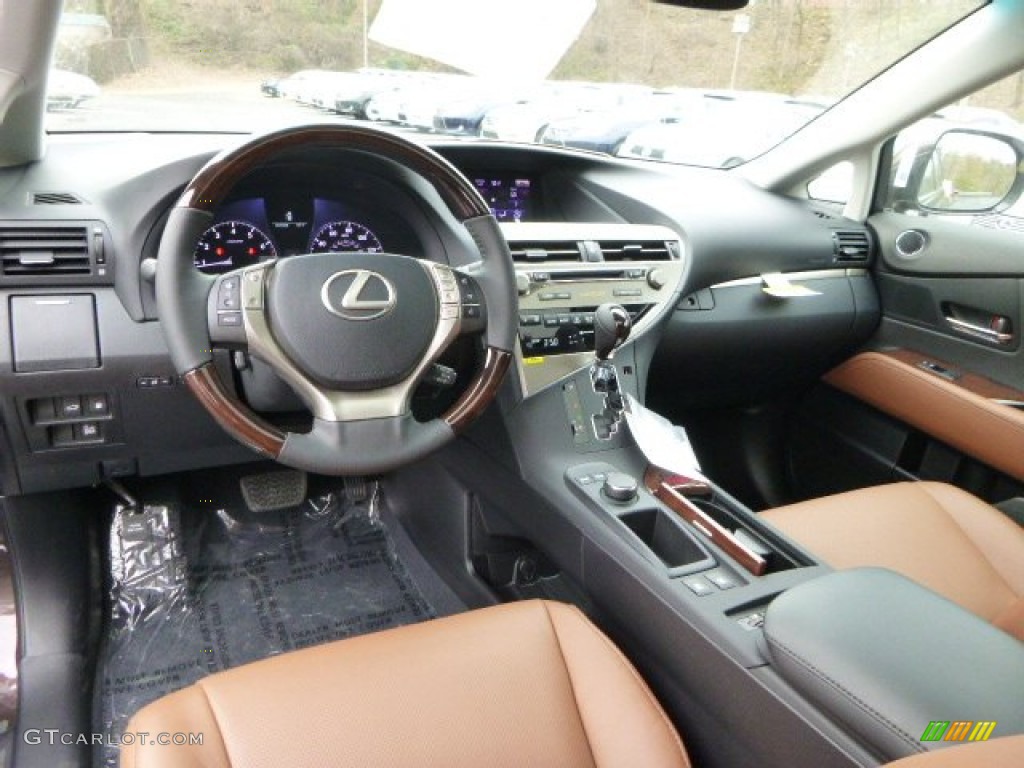 2014 RX 350 AWD - Fire Agate Pearl / Saddle Tan photo #12
