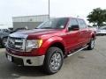 2013 Ruby Red Metallic Ford F150 XLT SuperCrew 4x4  photo #1