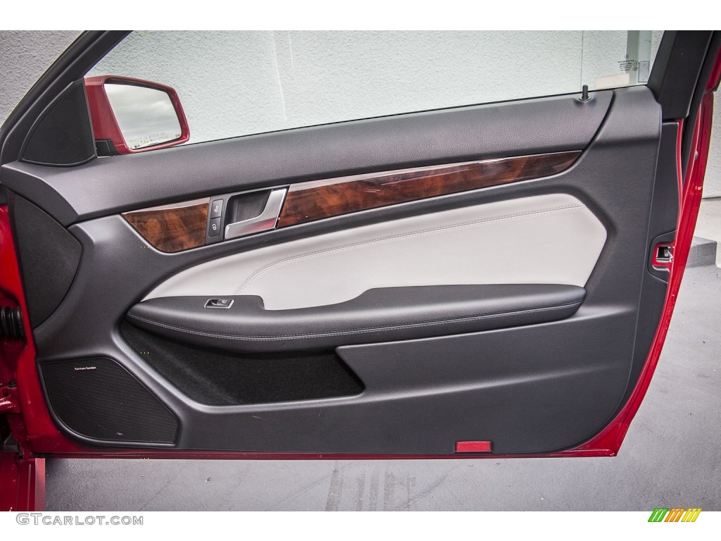 2012 Mercedes-Benz C 350 Coupe Ash Door Panel Photo #88023705