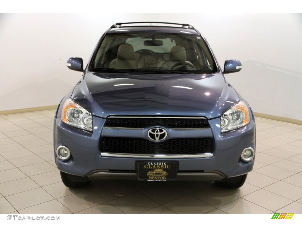 2011 RAV4 Limited 4WD - Pacific Blue Metallic / Sand Beige photo #2