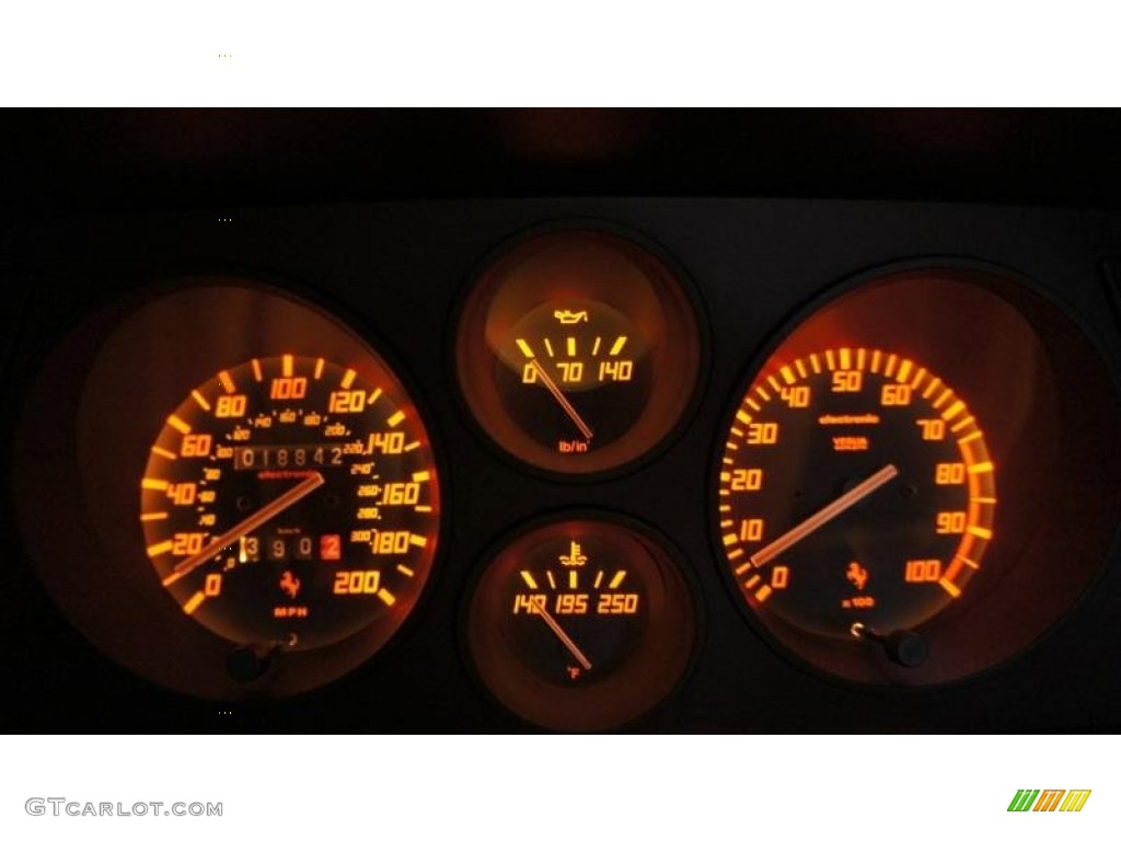 1991 Ferrari 348 TS Gauges Photos