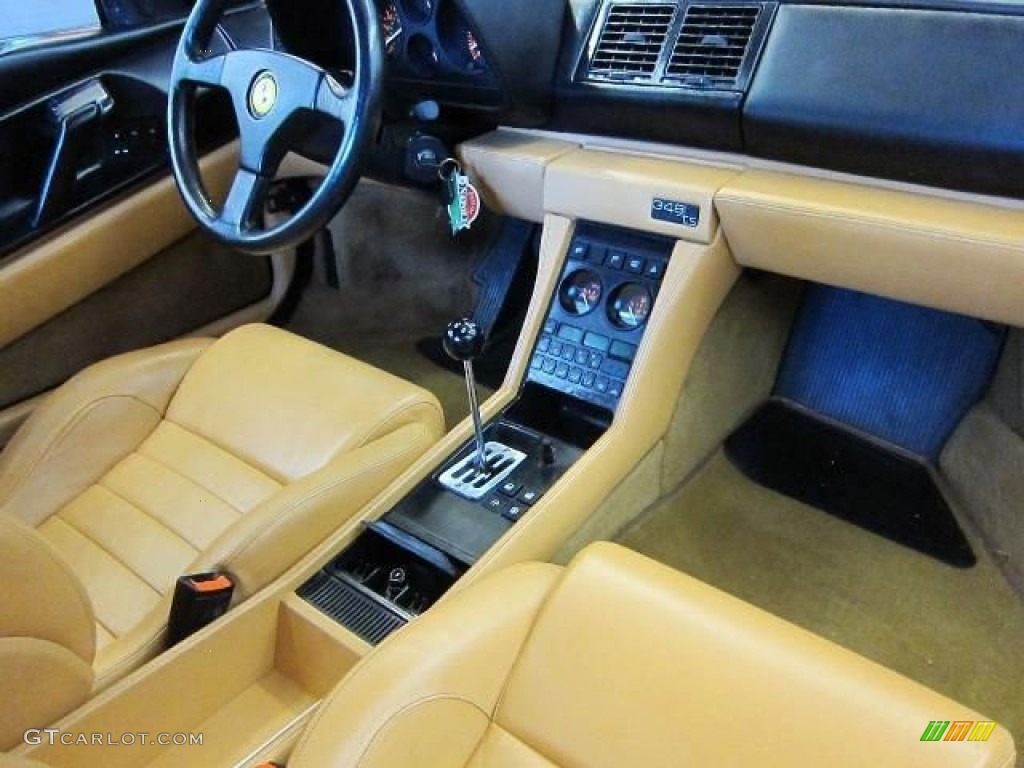 Beige Interior 1991 Ferrari 348 TS Photo #88024746