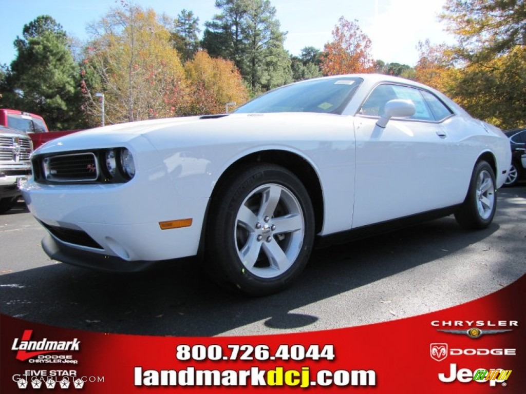 2014 Challenger R/T - Bright White / Dark Slate Gray photo #1